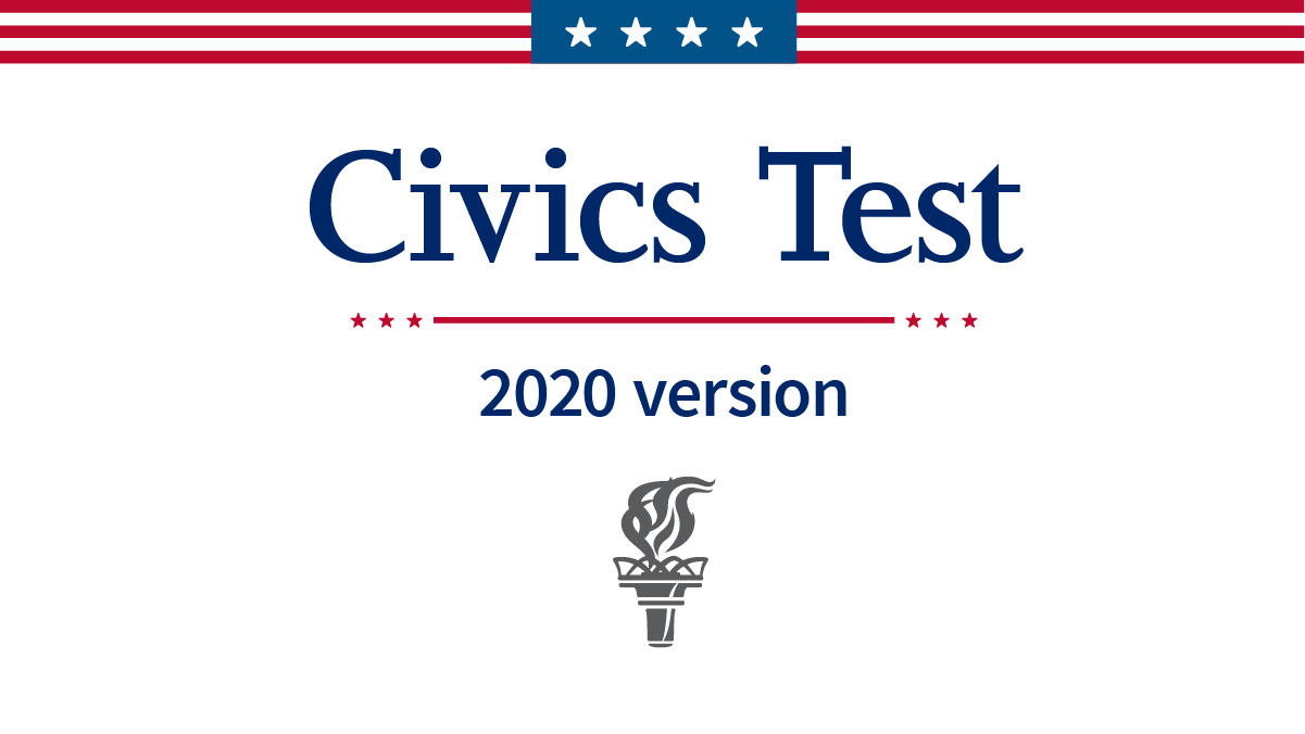 The 2020 Version Of The Civics Test Uscis