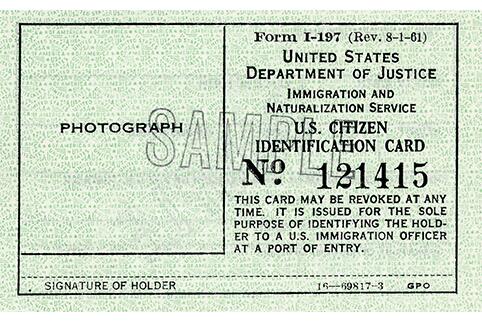 Total 82+ imagen us citizen id card i 197